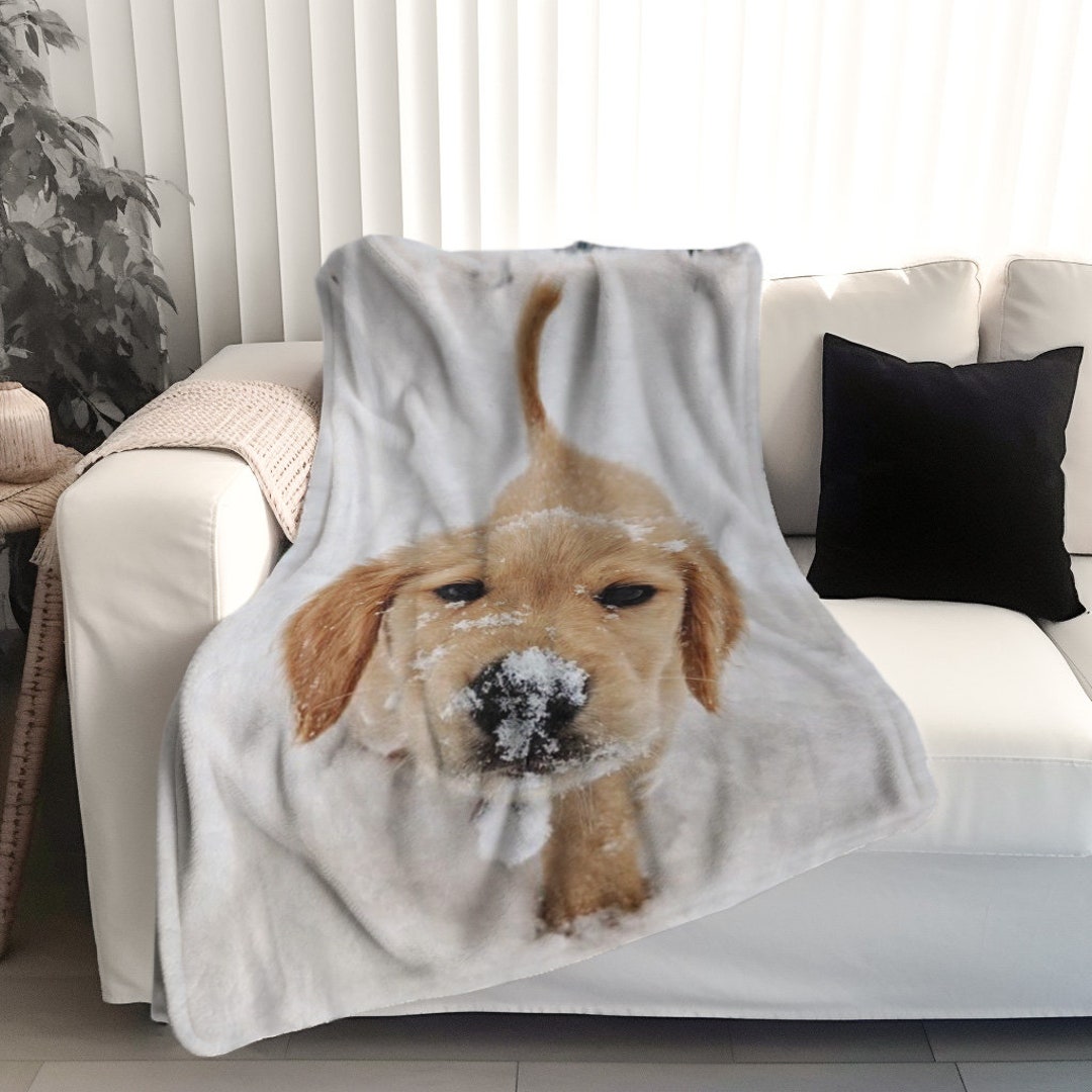 Custom Pet Photo Blanket, Super Soft Blanket With Photos Collage, Best