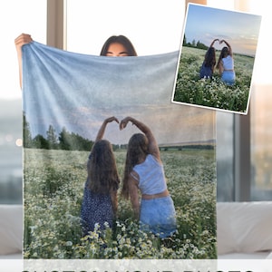 Custom Your Photo Blanket, Collage Photo Blanket, Make Your Own Blanket, Fleece Throw Milestone, Love Photo Blanket, Personalized Gift