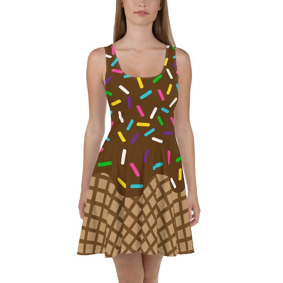 Chocolate Ice Cream Skater Dress, Halloween Costume, Ice Cream Costume, Ice Cream Halloween Dress, Ice Cream Dress - Etsy Chocolate Ice Cream Skater Dress, Halloween Costume, Ice Cream Costume, Ice Cream Halloween Dress, Ice Cream Dress - Etsy