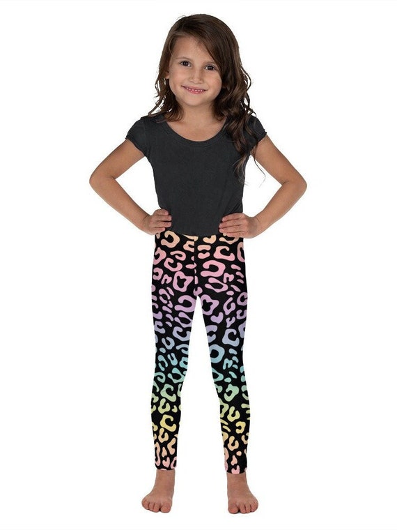 Girls leopard print tights online