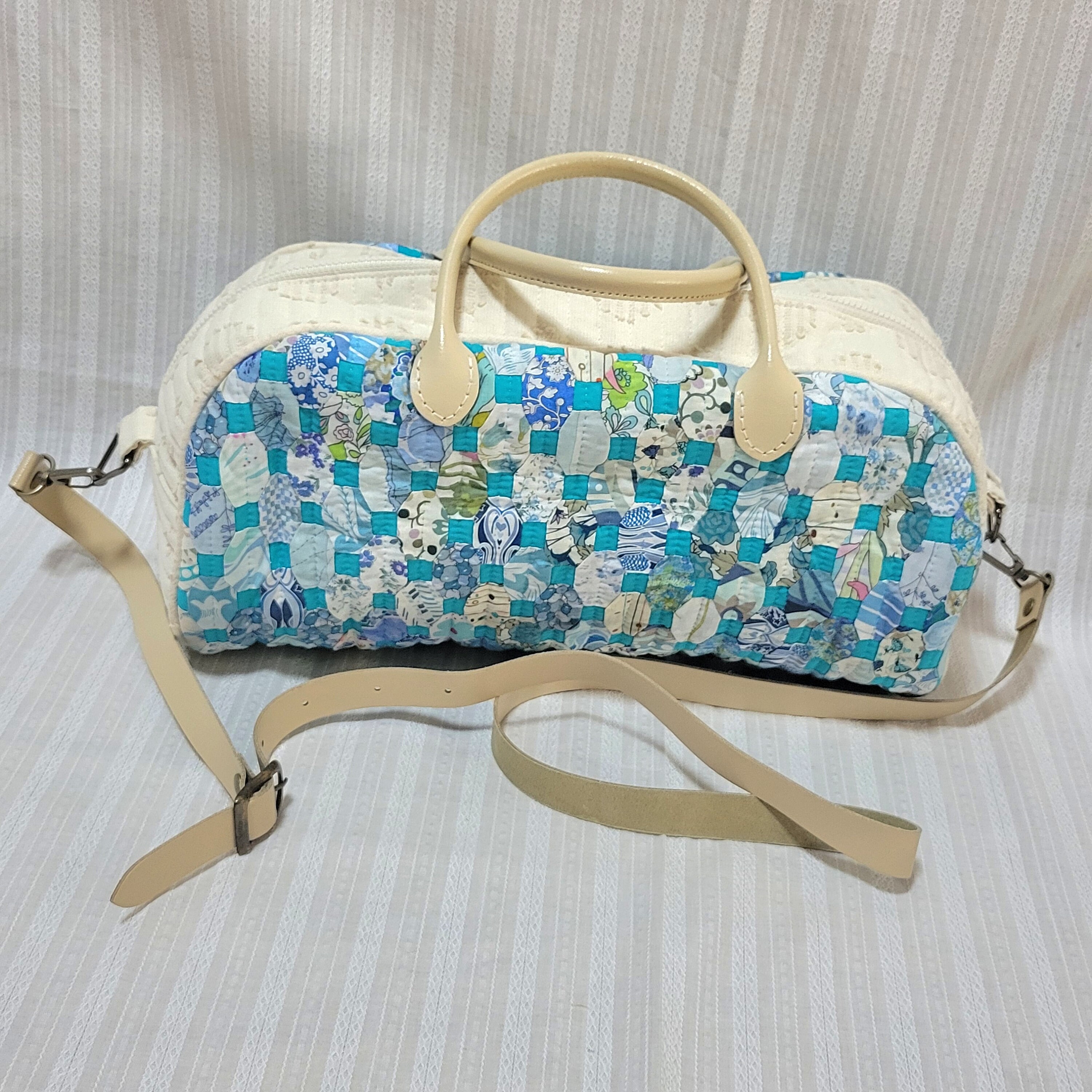 バッグ 00s patchwork boston bag Y2K hand bag Patchwork Boston Bag - Etsy
