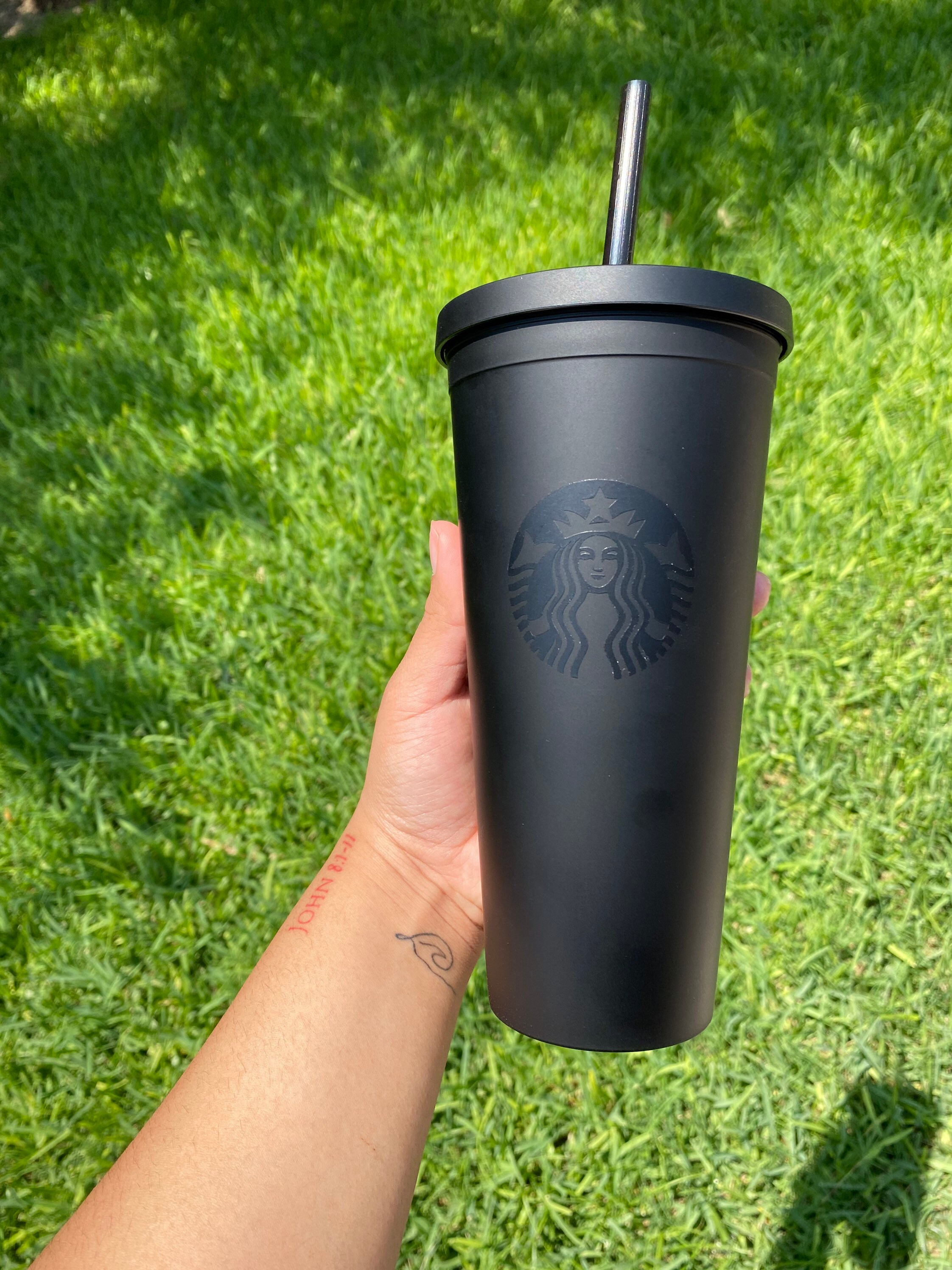 Black Matte Starbucks Cup/ Black Matte Cup/ Black Starbucks Etsy Canada