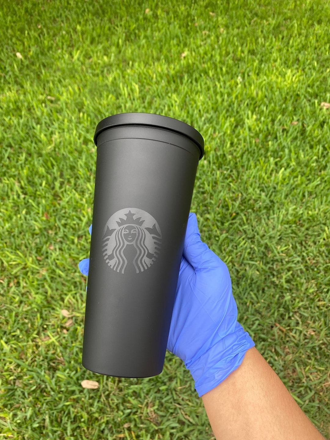 Black Matte Starbucks Cup/ Black Matte Cup/ Black Starbucks Etsy
