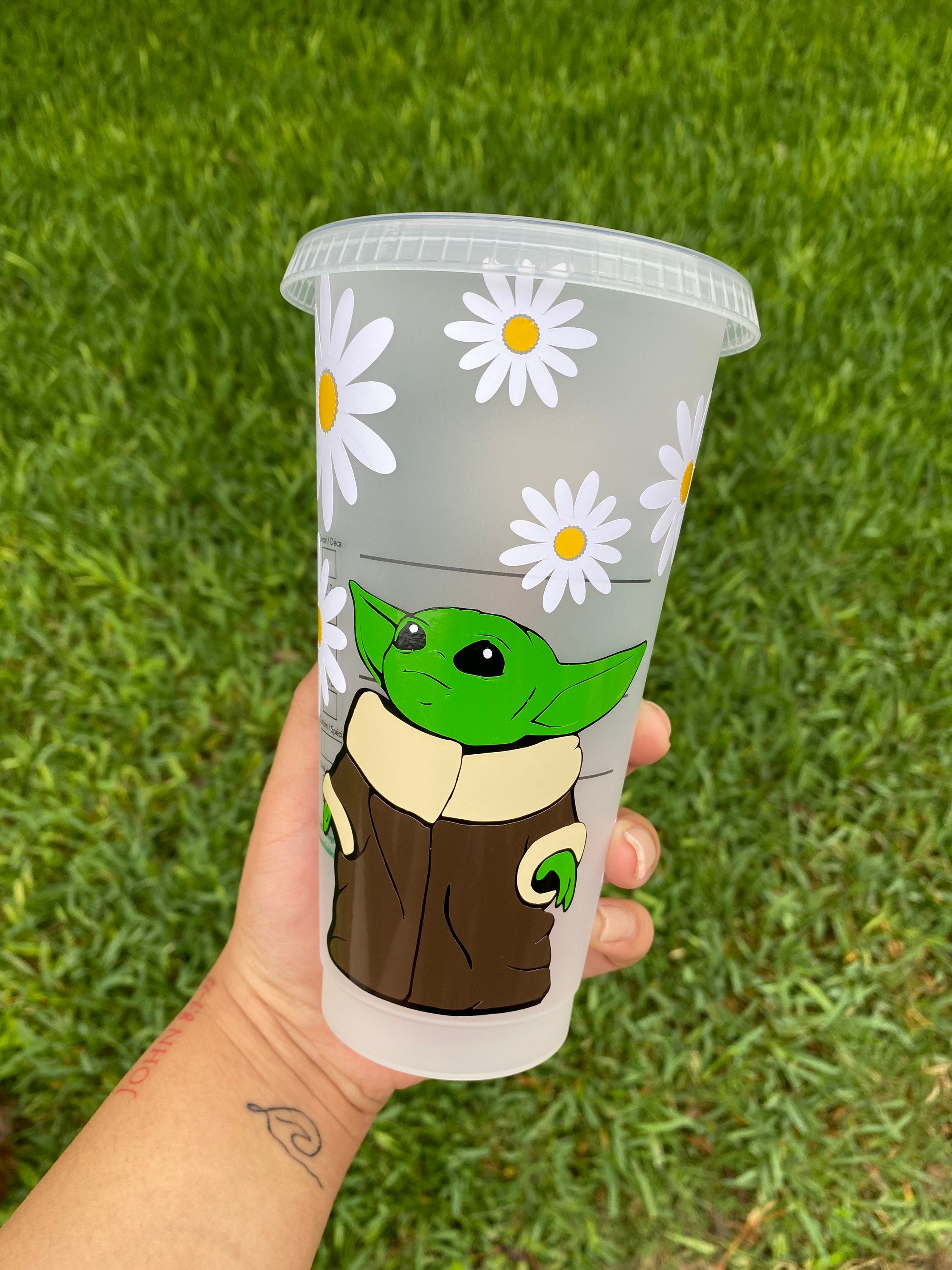 Baby Yoda Starbucks Cup Baby Yoda Cup Yoda Cup Yoda Etsy