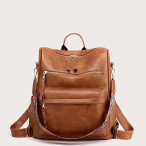 Backpack, Leather Backpack, Leather Bag, Leather Backpack, Travel Backpack, Brown Backpack