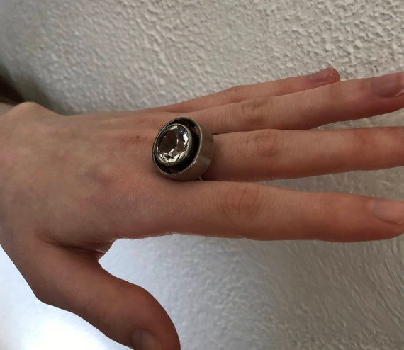 Vintage Niels Erik From Modernist Statement Ring,… - image 9