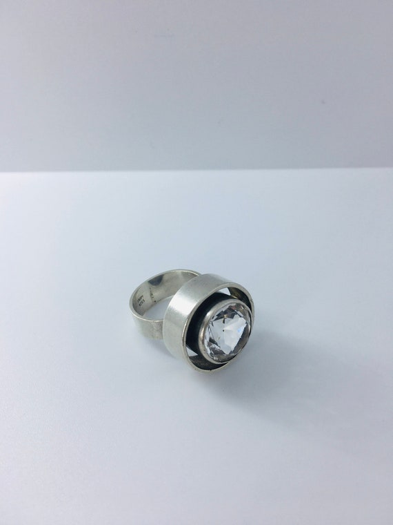 Vintage Niels Erik From Modernist Statement Ring,… - image 3
