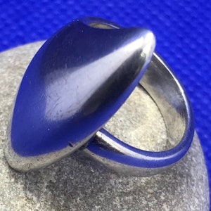 Hans Hansen Danish Silver Modernist Ring No.23 By Bent Gabrielsen 1970s