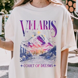 Velaris City of Starlight Comfort Colors Shirt, ACOTAR Merch, SJM Merch, A court of thorns shirt, Bookish Shirt, Book Lover Gift