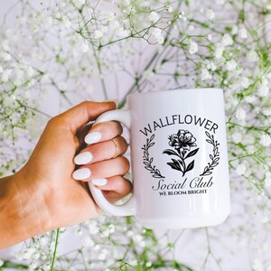 Bridgerton Inspired Mug: Wallflower Social Club, Regency Era