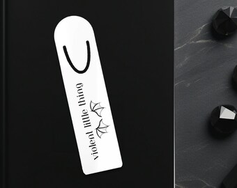 Violet Little Thing Bookmark, Fourth Wing Bookmark, Gift for Readers, Book Lover, Gift for her, daughter, Romantasy, Booktok