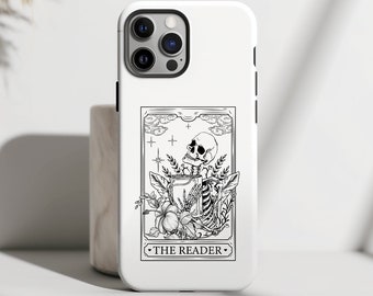 The Reader Phone Case, Tarot Card Phone Case, Book Phone Case, Bookish Gift, Book Lover Gift, Gift for Readers, Booktok, One more chapter
