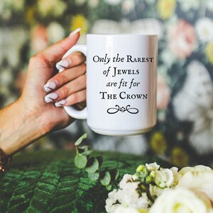 Bridgerton Inspired Mug: Regency Era, &quot;Rarest Jewels&quot; Cup
