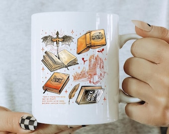 Fourth Wing Book Mug: Basgiath War College Merch
