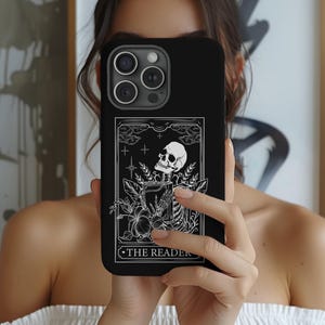 The Reader Phone Case, Tarot Card Phone Case, Bookish Merch, Book Lover Gift, Booktok, Romance Reader, Bookworm Gift, Reading phone case