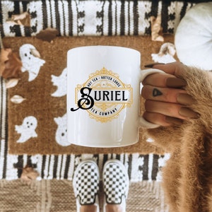 Suriel Tea Company Mug, ACOTAR Inspired Cup, SJM Merch, City of Starlight, The Night Court, gift for her, Romantasy Reader, Book Lover Gift