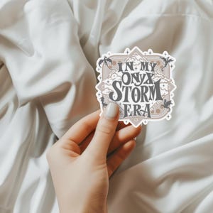 Onyx Storm Era Fourth Wing Sticker: Booktok Dragon Rider