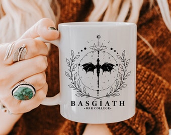 Basgiath War College Mug, Dragon Rider Cup, Fourth Wing Inspired Merch, Fantasy Lover Cup, Romantasy, Booktok Mug, Rider's Quadrant