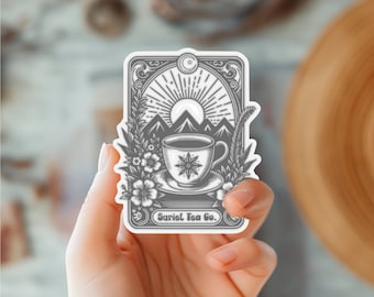 Suriel Tea Co Sticker: ACOTAR Romantasy Book Lover Gift