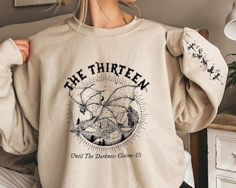 The Thirteen Gildan Sweatshirt, Throne of Glass Sweater, TOG Merch, Sarah J Maas Shirt, Gift for Readers, Bookish Sweatshirt, Fantasy Reader
