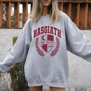 Basgiath War College Sweatshirt, Fourth Wing Shirt, Bookish Sweater, Rebecca Yarros Merch, Book Lover Gift, Bookworm Shirt, Xaden and Violet