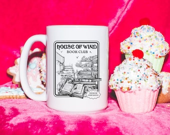 House of Wind Book Club Cup, ACOTAR inspired mug, Fantasy lover gift, coffee mug, romantasy mug, romance novel cup, cup based on a book, TOG