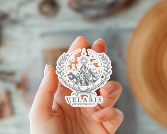 Velaris Sticker, City of Starlight, ACOTAR sticker, ACOTAR merch, Bookish Stickers, Gift for readers, Feyre