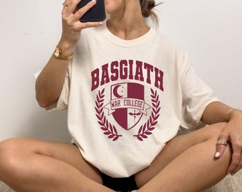 Basgiath War College Fourth Wing Shirt, Dragon Rider Book Shirt, Bookish Merch, Rebecca Yarros Merch, Gift for Book Lover, Readers, Her
