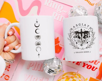 Basgiath War College Cup, Dragon Rider Mug, Fourth Wing Cup, Fantasy Lover Gift, Book Lover Gift