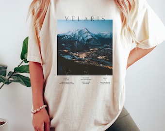Velaris Shirt, Bookish Shirt, ACOTAR shirt, A court of thorns, City of Starlight Shirt, Oversized ACOTAR tee, Fantasy Lover Shirt