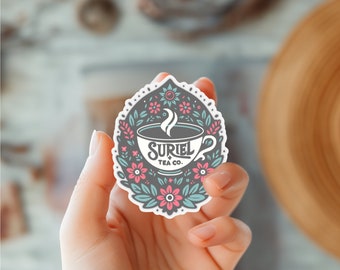 Suriel Tea Co Sticker: ACOTAR Book Lover Gift