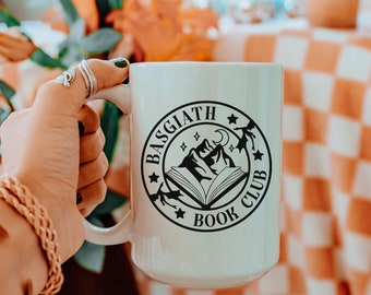 Basgiath Book Club Mug, Basgiath War College Cup, Fourth Wing Merch, Book Lover Gift, Fantasy Genre mug