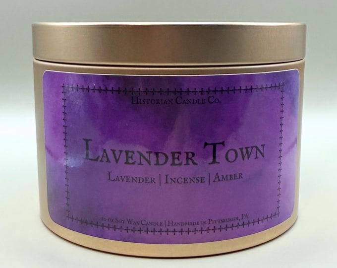 Lavender Town–Pokémon Inspired 10 oz. Soy Wax Scented Candle