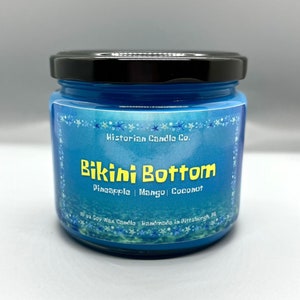 Bikini Bottom–Spongebob Squarepants Inspired 10 oz. Soy Wax Scented Candle