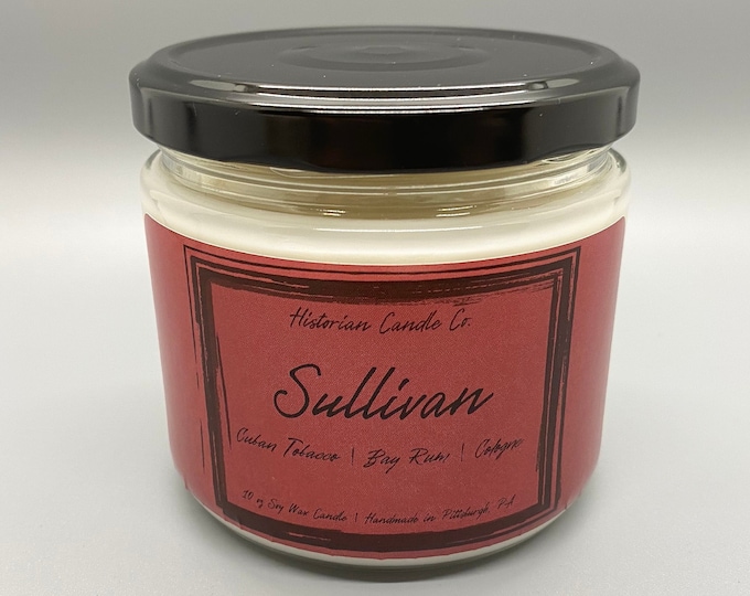 Sullivan–Uncharted Inspired 10 oz. Scented Soy Wax Candle