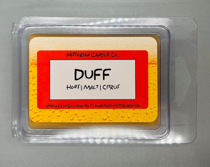 Duff–The Simpsons Inspired approx. 2.5 oz. Scented Soy Wax Melts