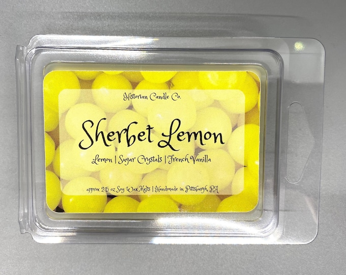 Sherbet Lemon–Harry Potter Inspired approx. 2.5 oz. Scented Soy Wax Melts