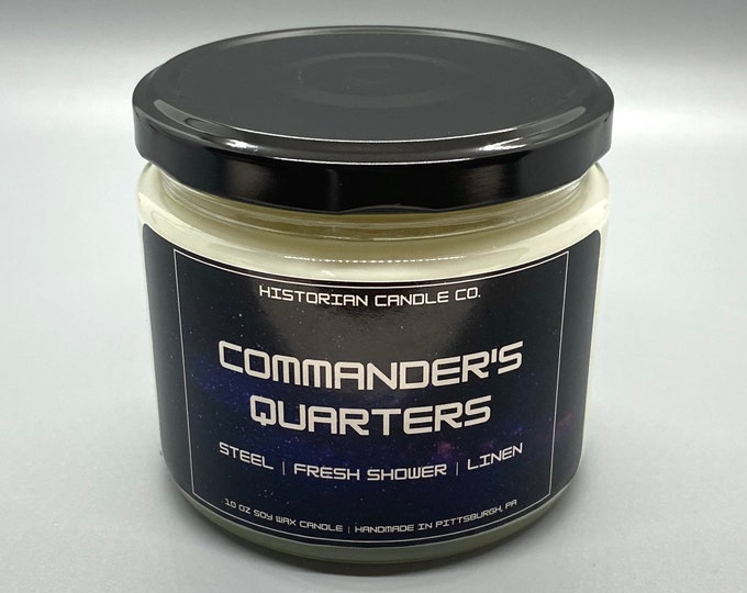 Commander's Quarters–Mass Effect Inspired 10 oz. Soy Wax Scented Candle