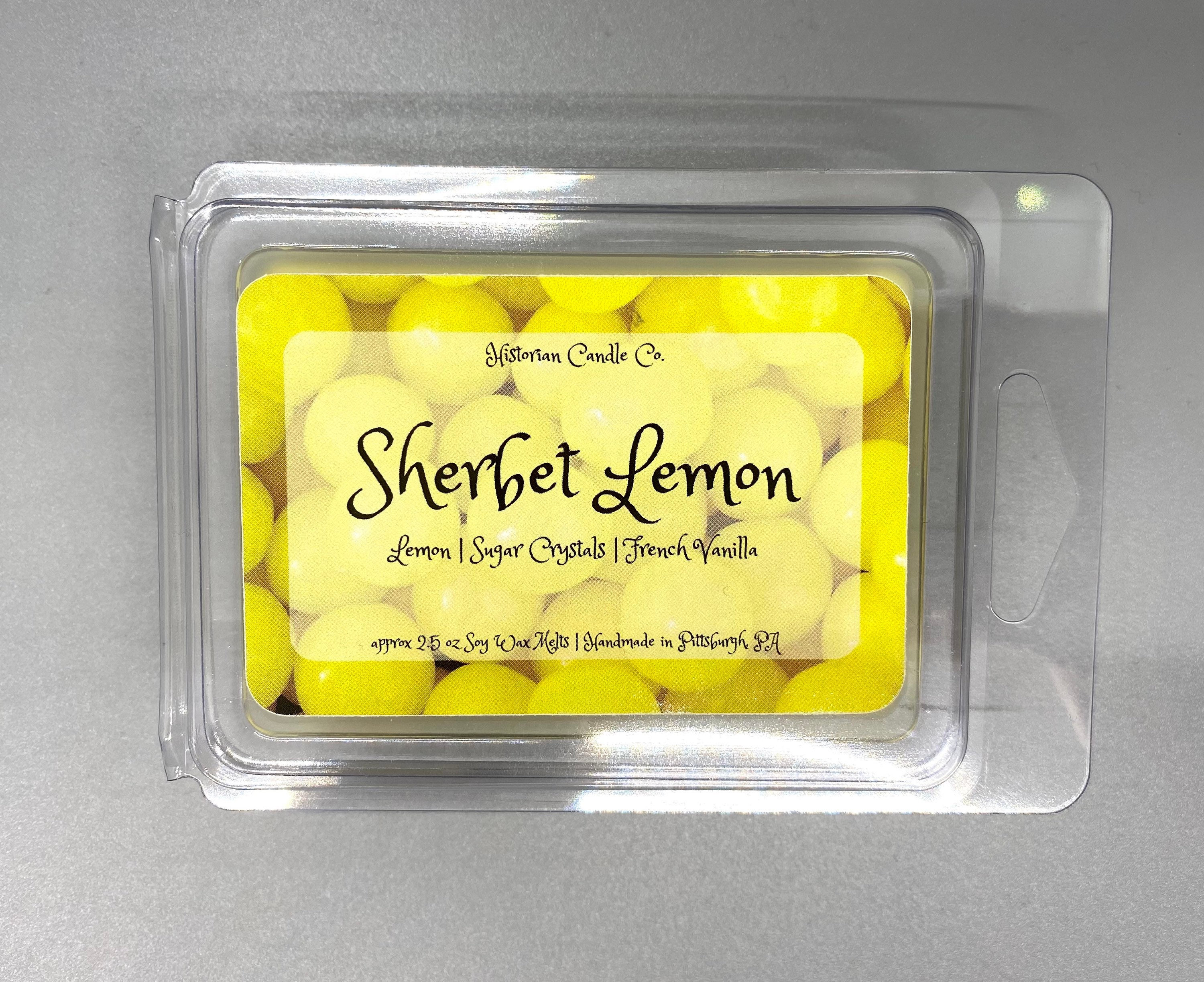 Sherbet LemonHarry Potter Inspired approx. 2.5 oz. Scented Soy Wax Melts