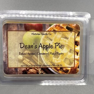 Dean’s Apple Pie–Supernatural Inspired approx. 2.5 oz. Scented Soy Wax Melts