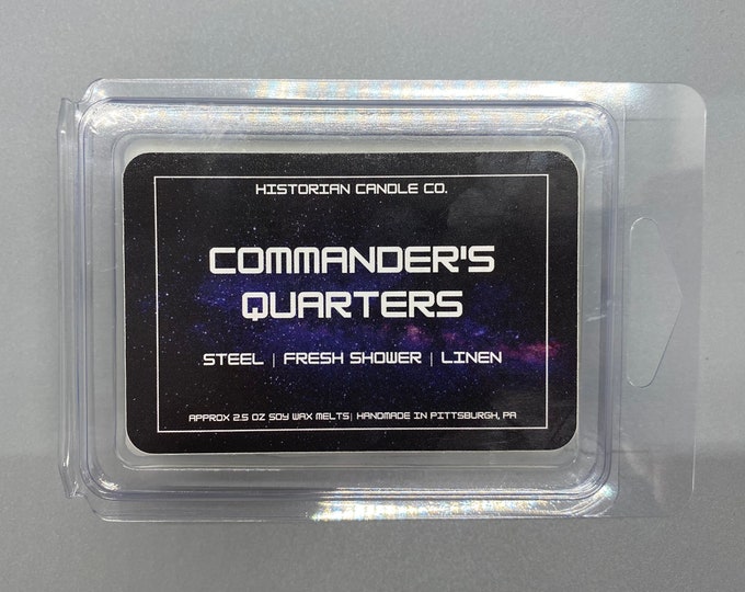 Commander's Quarters–Mass Effect Inspired approx. 2.5 oz. Scented Soy Wax Melts