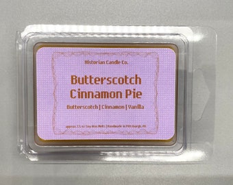 Butterscotch Cinnamon Pie–Undertale Inspired approx. 2.5 oz. Scented Soy Wax Melts