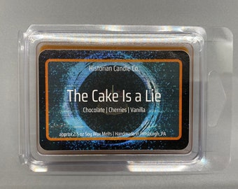 The Cake Is a Lie–Portal Inspired approx. 2.5 oz. Scented Soy Wax Melts