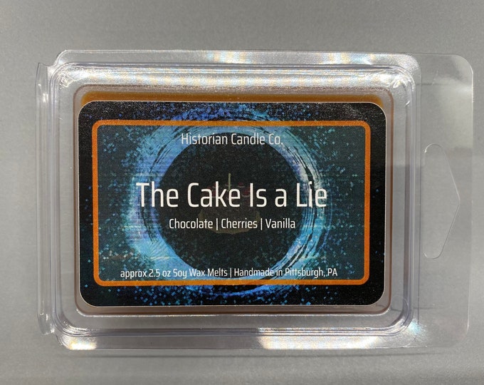 The Cake Is a Lie–Portal Inspired approx. 2.5 oz. Scented Soy Wax Melts