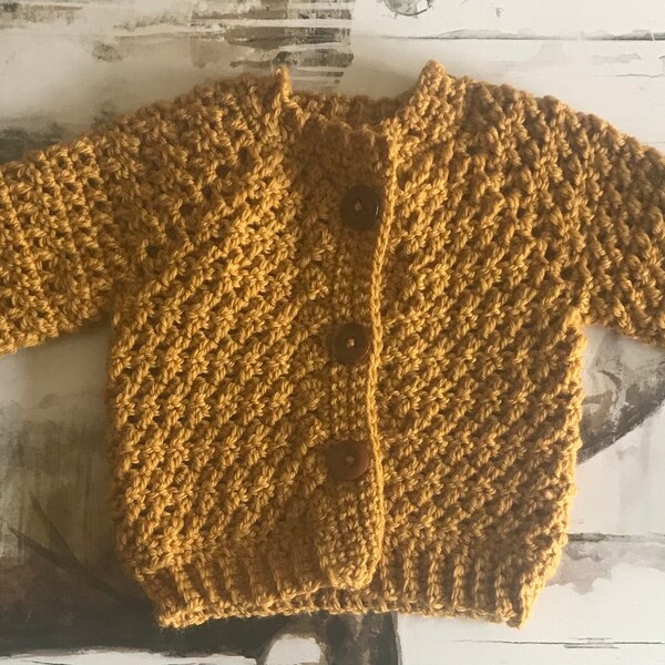 100% Organic Merino Wool Made in Canada Newborn Baby Sweater-0-3 mths Baby Sweater-Modern Newborn Baby Sweater-Holiday Gift