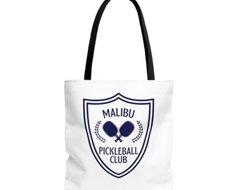 Malibu Pickleball Club Bolsa de mano para paletas y equipo de Pickleball