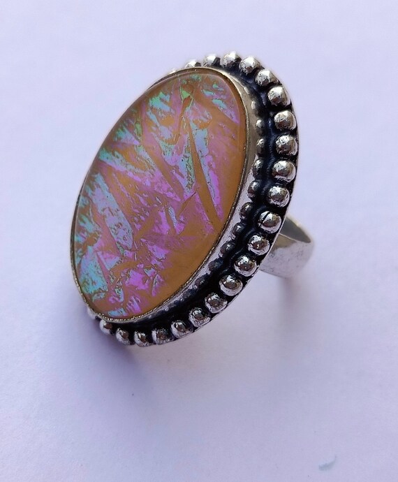 Buy Opal Cocktail Ring, Natural Opal Ring, Opal Statement Ring Online in  India - Etsy