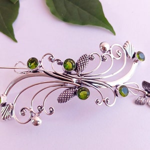 Prachtige verzilverde haarspeld\haarspeld Keltische knoop voor dames\Haarsieraden\Jubileumcadeau\Haaraccessoires voor dames\Haarspeld