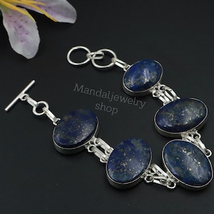 Lapis Lazuli Bracelet\Handmade Simple Gemstone Bracelet\Lapis Bracelet\Gemstone Bracelet\Gemstone Bracelt\Anniversary Gift For Her