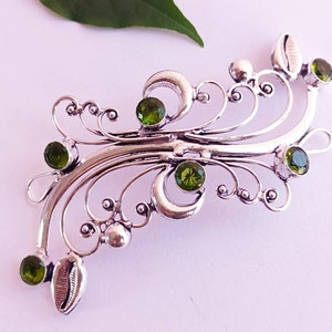 Stunning Silver Plated Hair Clip\Barrette Celtic Knot Hair Pin For Women\Hair jewelry\Anniversary Gift\Hair Accessories For Women\Hair Pin